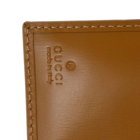 Gucci Brown Leather Wallet - Picture 4 of 9